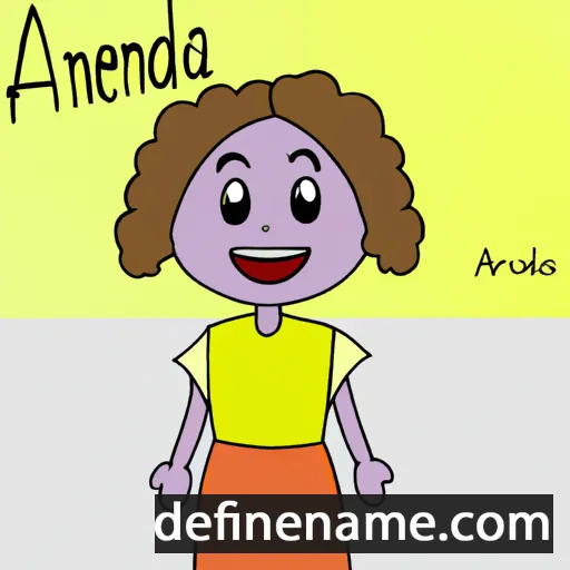 cartoon of the name Andreina