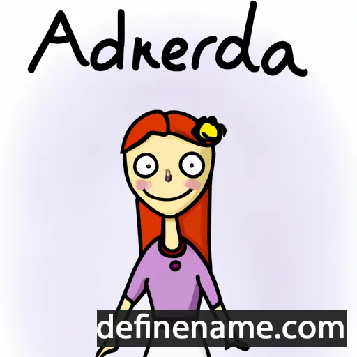 cartoon of the name Andrejka