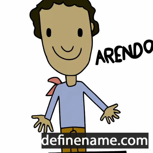 cartoon of the name Andreo