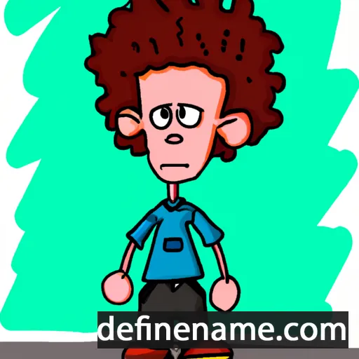 cartoon of the name Andro