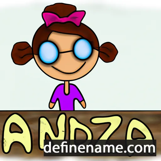 cartoon of the name Andzia