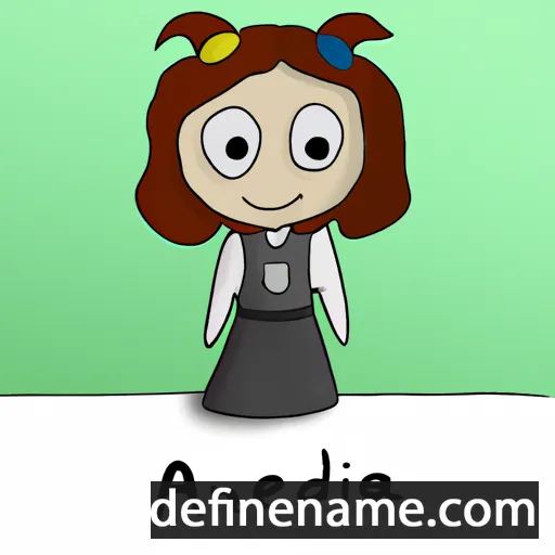 cartoon of the name Anedina