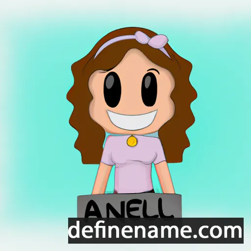 cartoon of the name Anel