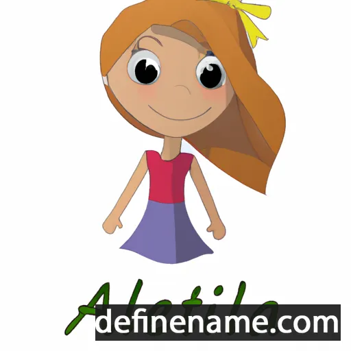 cartoon of the name Anelita