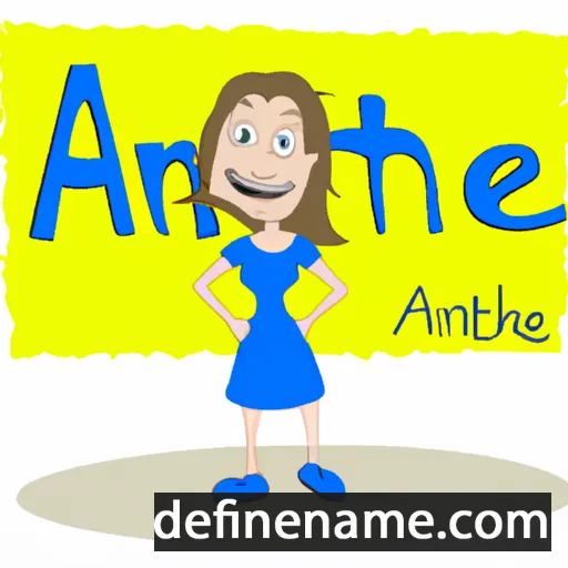 cartoon of the name Anethe