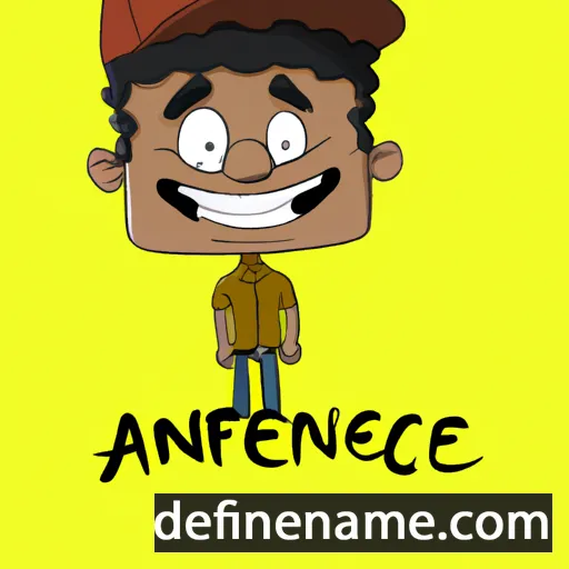 cartoon of the name Anfernee