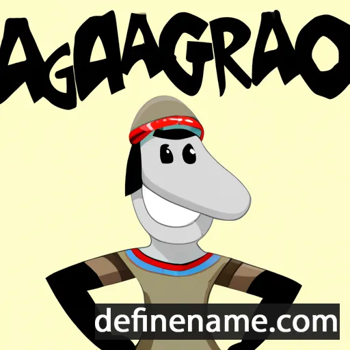 cartoon of the name Angajooraq