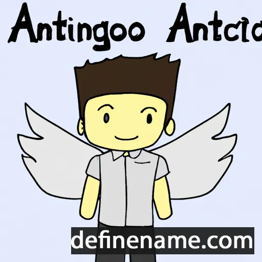 cartoon of the name Angelantonio