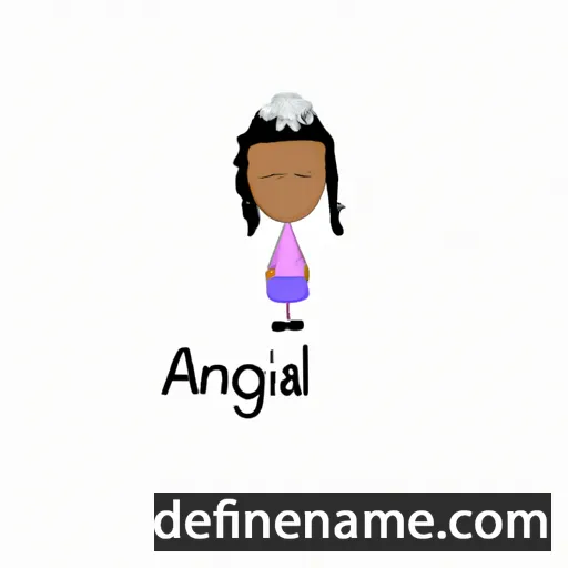 cartoon of the name Àngila