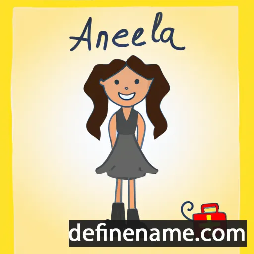 Añjela cartoon