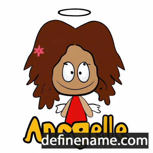 cartoon of the name Angèlica