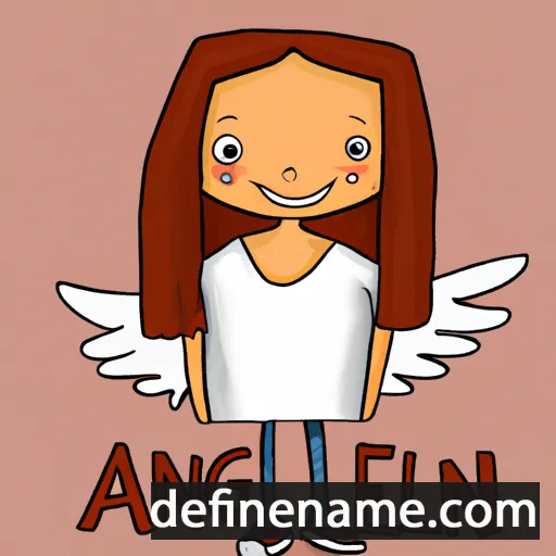 cartoon of the name Angeleen