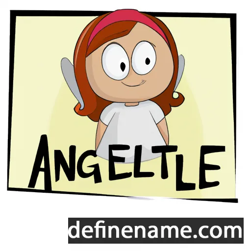 cartoon of the name Angeletta