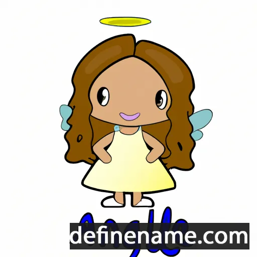 cartoon of the name Angelie