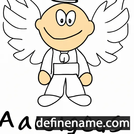 cartoon of the name Angelinus