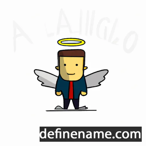 cartoon of the name Angelio