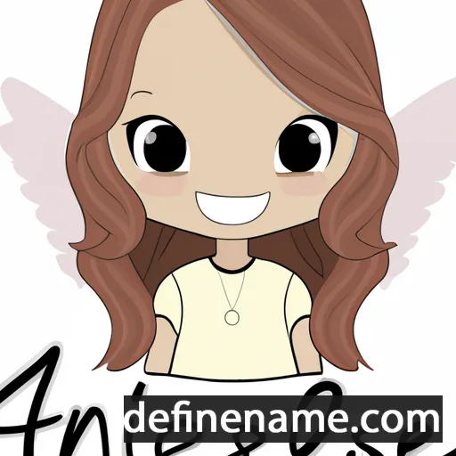 cartoon of the name Angelisse