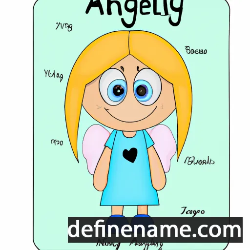 cartoon of the name Angelly