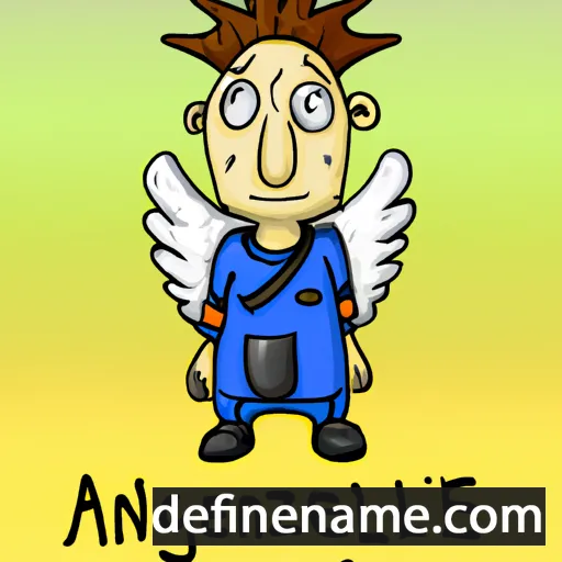 cartoon of the name Angelusz