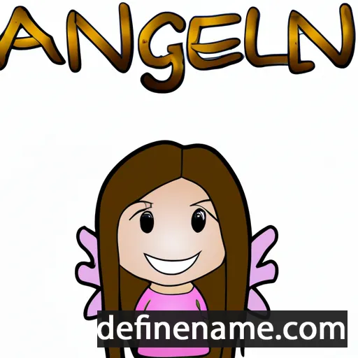 cartoon of the name Angelynn