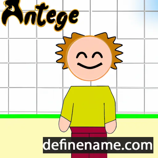 Angeniet cartoon