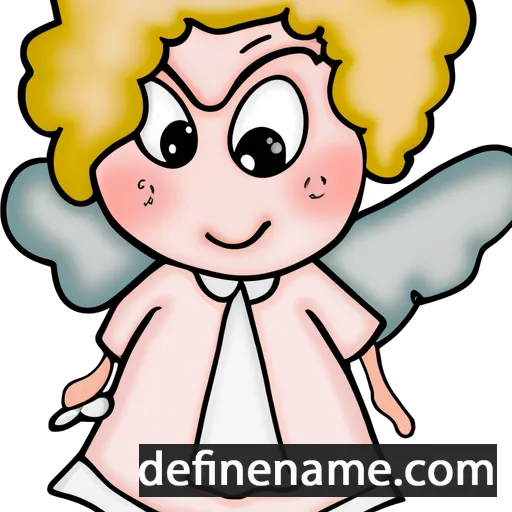 cartoon of the name Angioletta