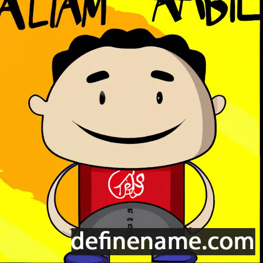 cartoon of the name Anibal