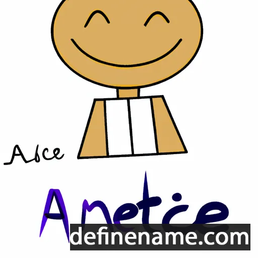 cartoon of the name Anicét