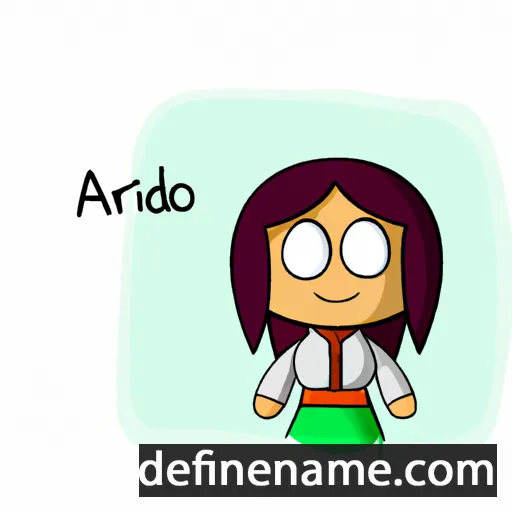 cartoon of the name Anidori