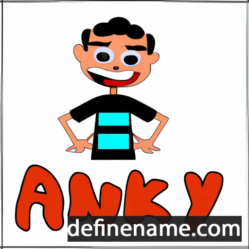 cartoon of the name Anikey