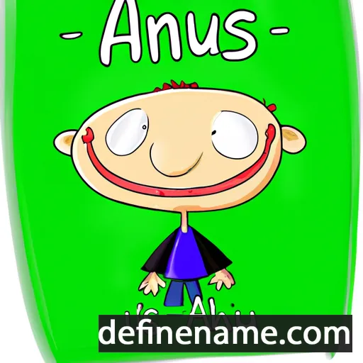 cartoon of the name Anius