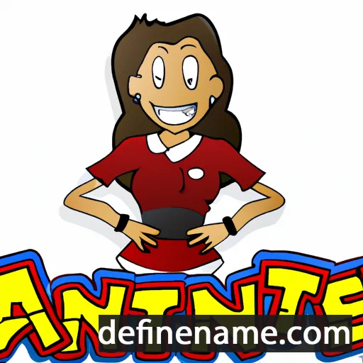 cartoon of the name Anjannette