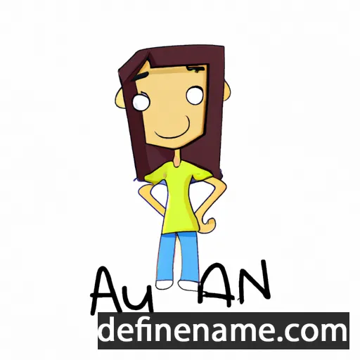 cartoon of the name Anjum