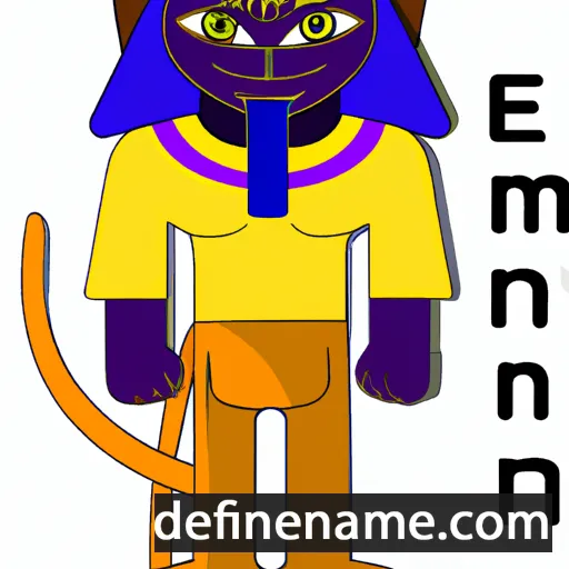 cartoon of the name Ankhefensekhmet