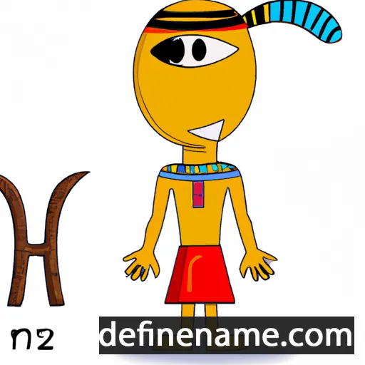 cartoon of the name Ankhesenpaaten