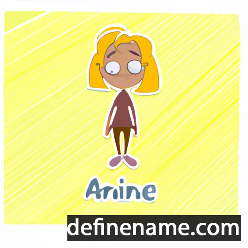 cartoon of the name Ankine