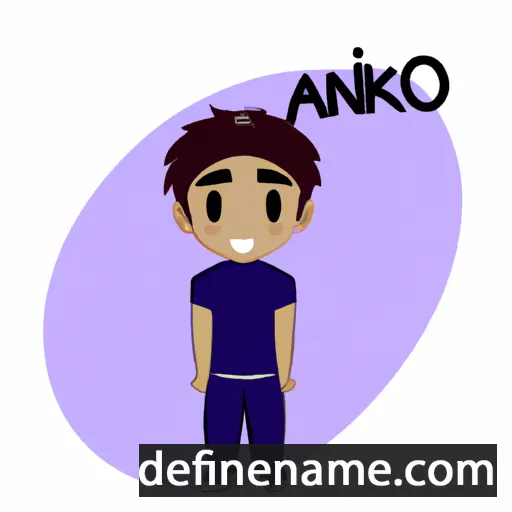 cartoon of the name Anko