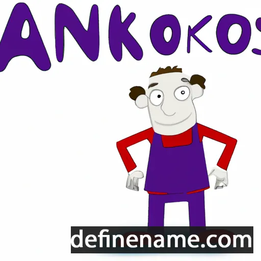 cartoon of the name Ankos