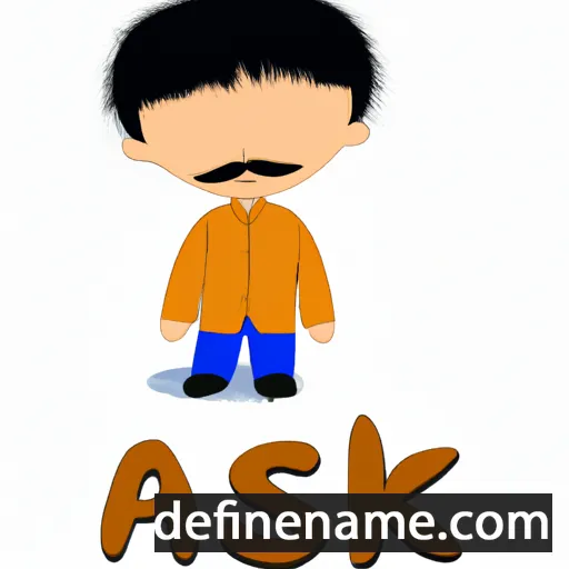 cartoon of the name Ankush