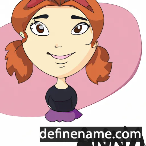 cartoon of the name Anna