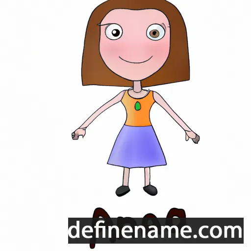 cartoon of the name Anna