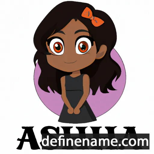 cartoon of the name Annaisha