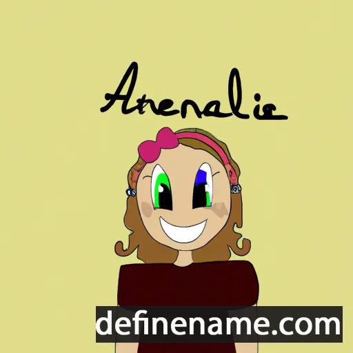 cartoon of the name Annaléna