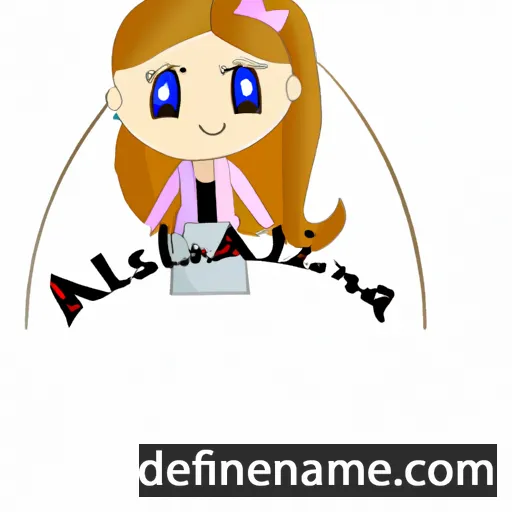 cartoon of the name Annalísa