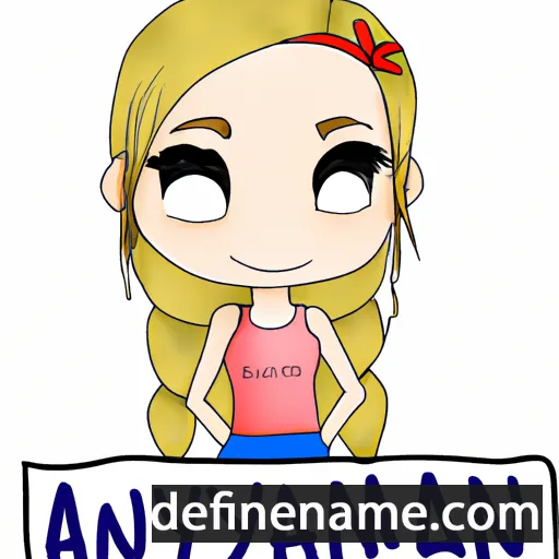 cartoon of the name Annalyn