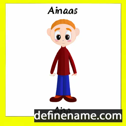 cartoon of the name Annanias