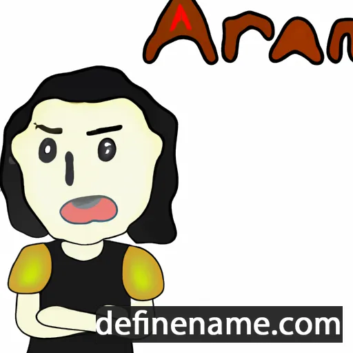 cartoon of the name Annarr