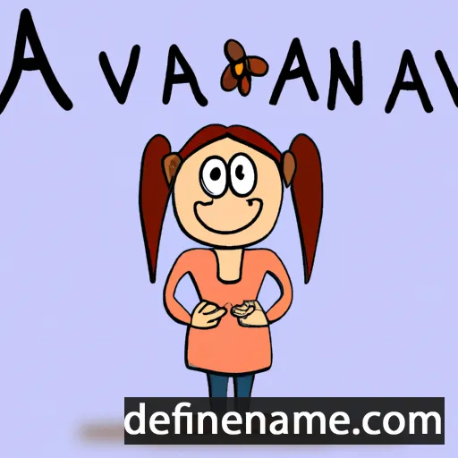 cartoon of the name Annavirág