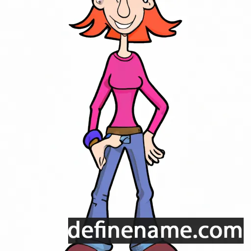 cartoon of the name Anne