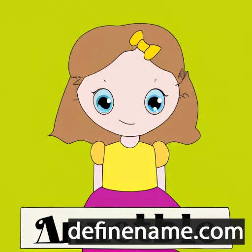 cartoon of the name Annebelle